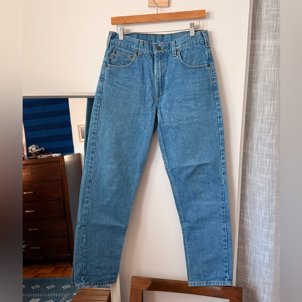 Carhartt Men's Straight Blue Jeans